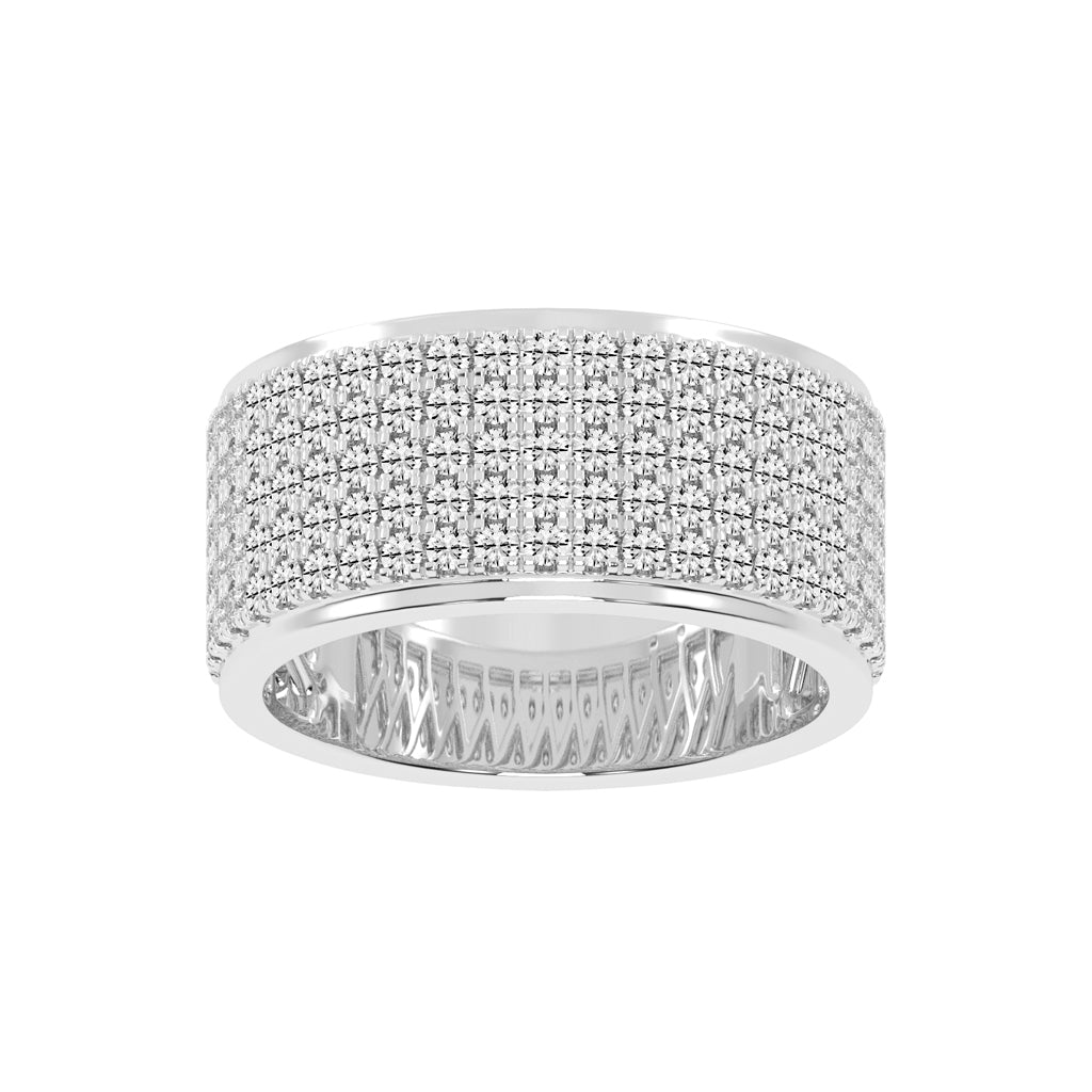 Cosmic Glow Diamond Statement Ring