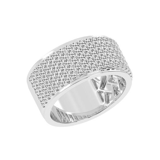 Cosmic Glow Diamond Statement Ring