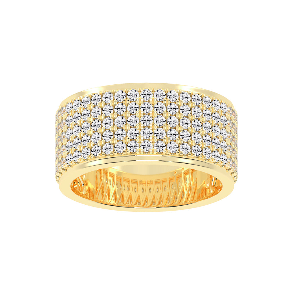 Cosmic Glow Diamond Statement Ring