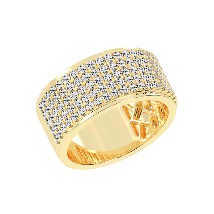 Cosmic Glow Diamond Statement Ring