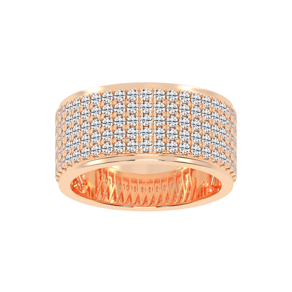 Cosmic Glow Diamond Statement Ring