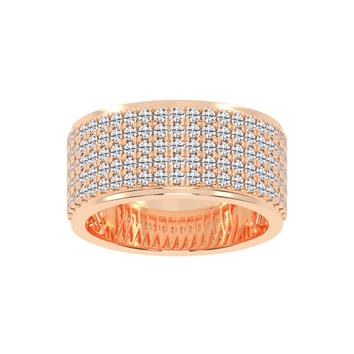 Cosmic Glow Diamond Statement Ring
