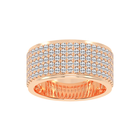 Cosmic Glow Diamond Statement Ring