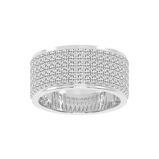 Cosmic Glow Diamond Statement Ring