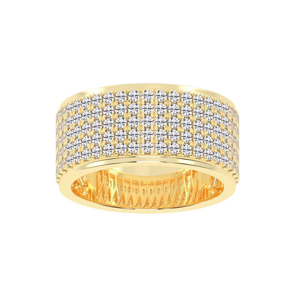 Cosmic Glow Diamond Statement Ring