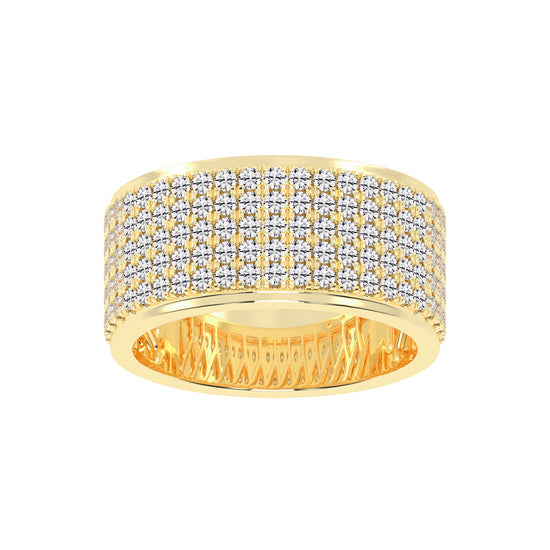 Cosmic Glow Diamond Statement Ring