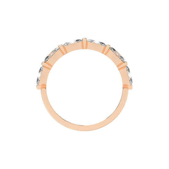 Solstice oval shape eternity Lab diamond ring