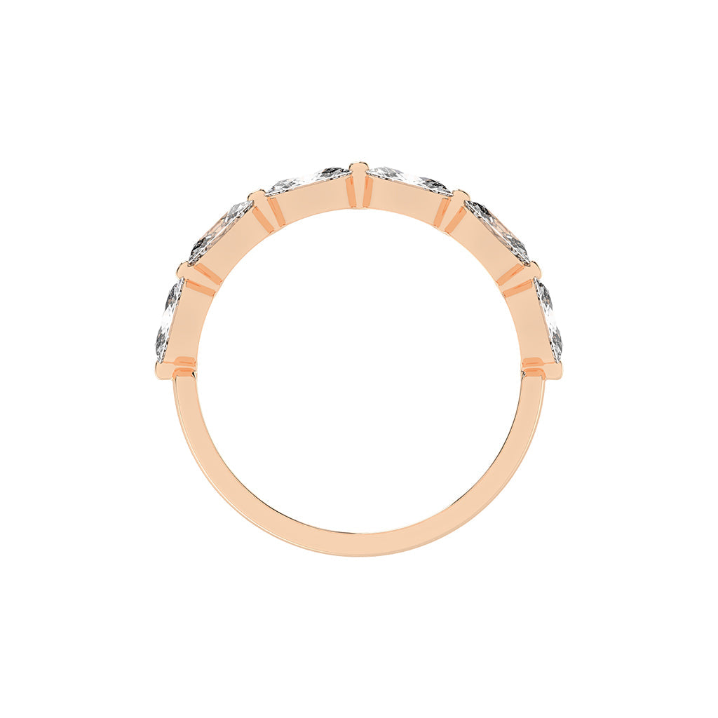 Solstice oval shape eternity Lab diamond ring