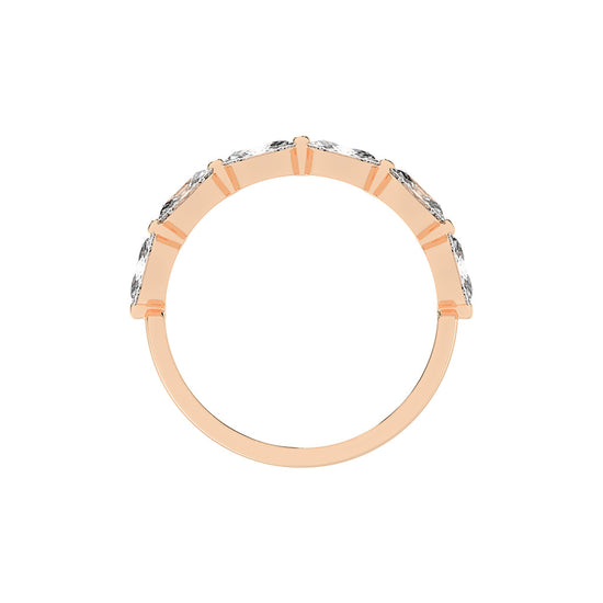 Solstice oval shape eternity Lab diamond ring