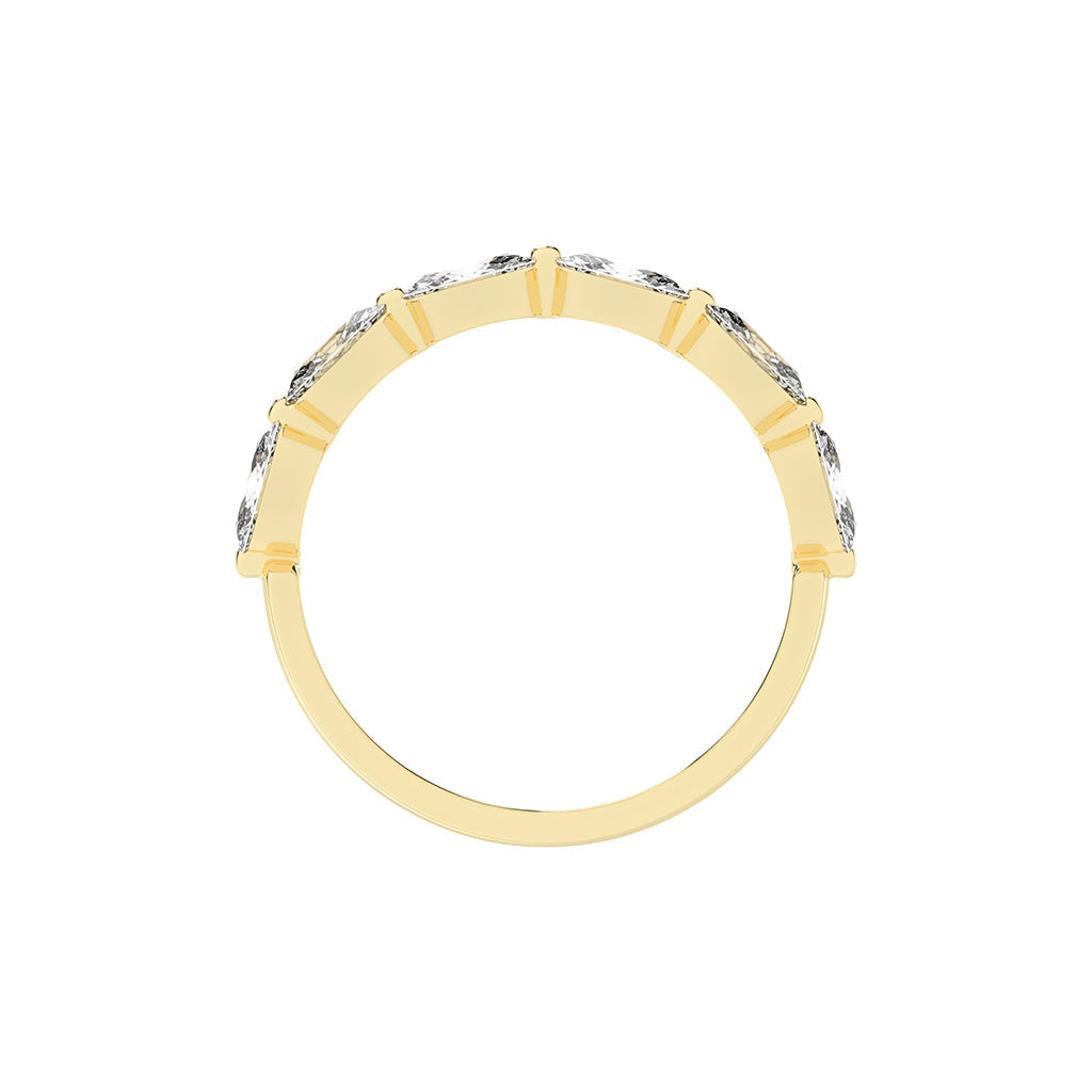 Solstice oval shape eternity Lab diamond ring