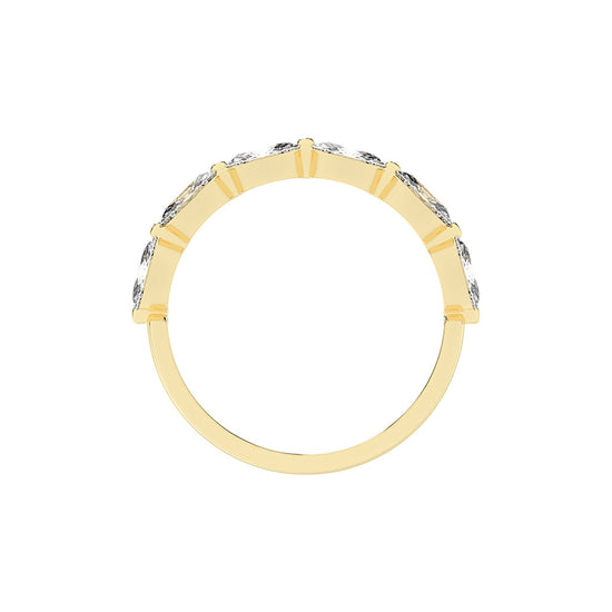 Solstice oval shape eternity Lab diamond ring