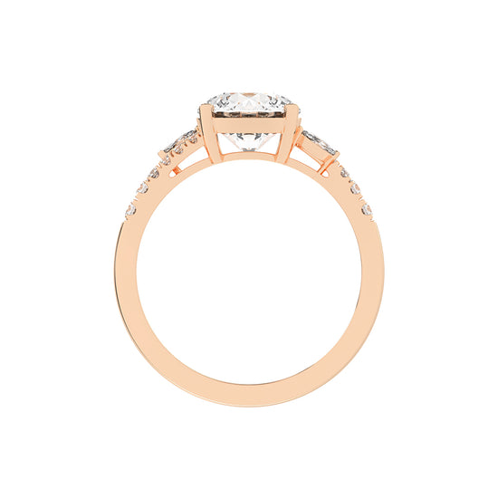 Dazzling Split Shank Engagement Ring