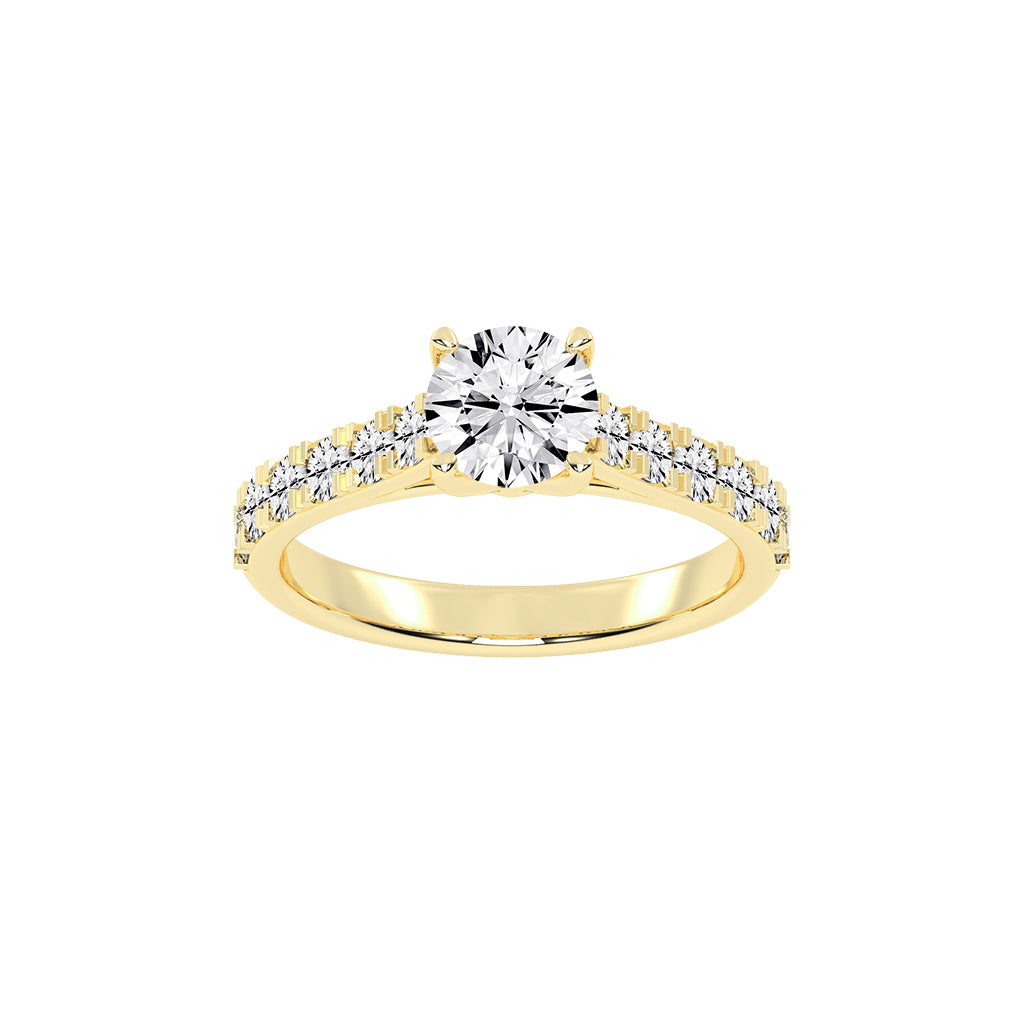 Eternora  four prong round cut engagement ring