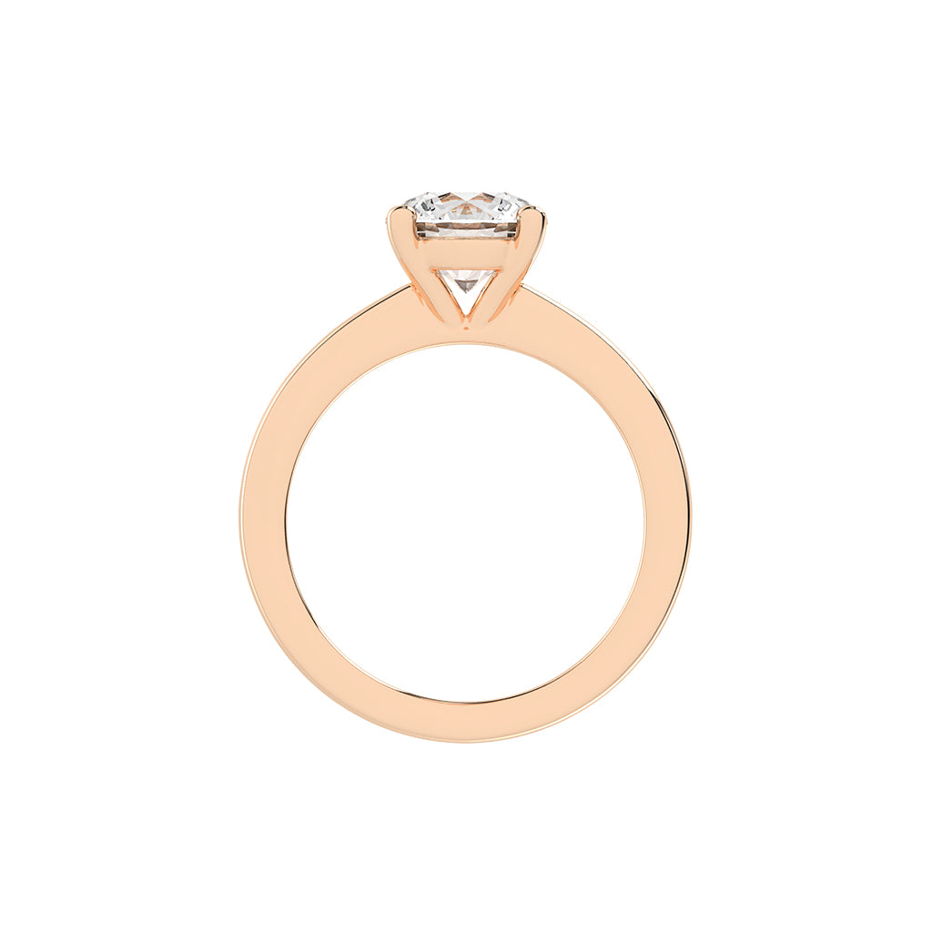 Soliantis round prong solitaire lab diamond ring
