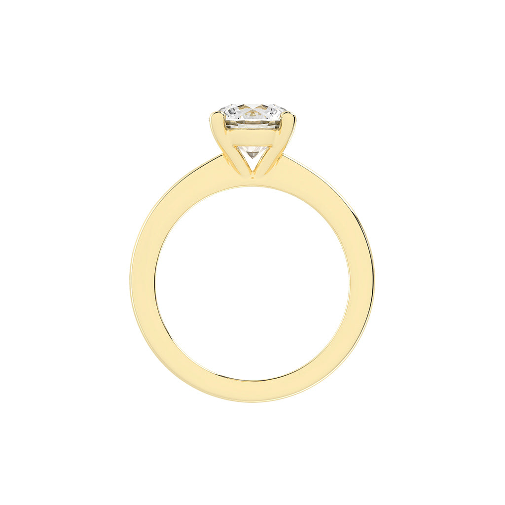 Soliantis round prong solitaire lab diamond ring
