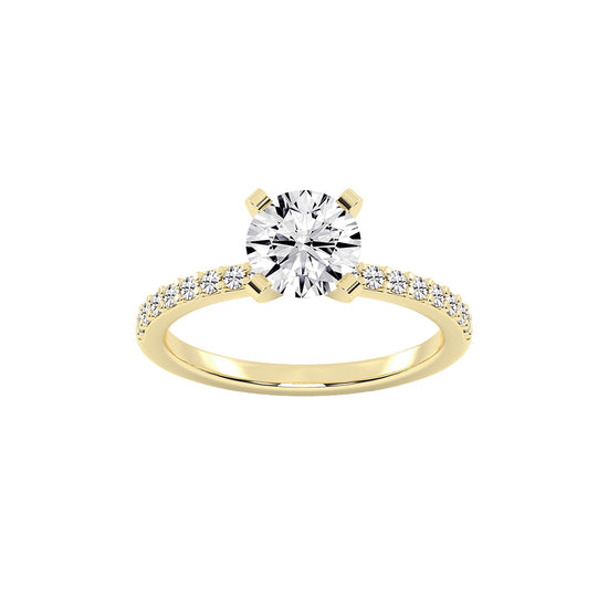 Stellar Sparkle Pavé Diamond Ring