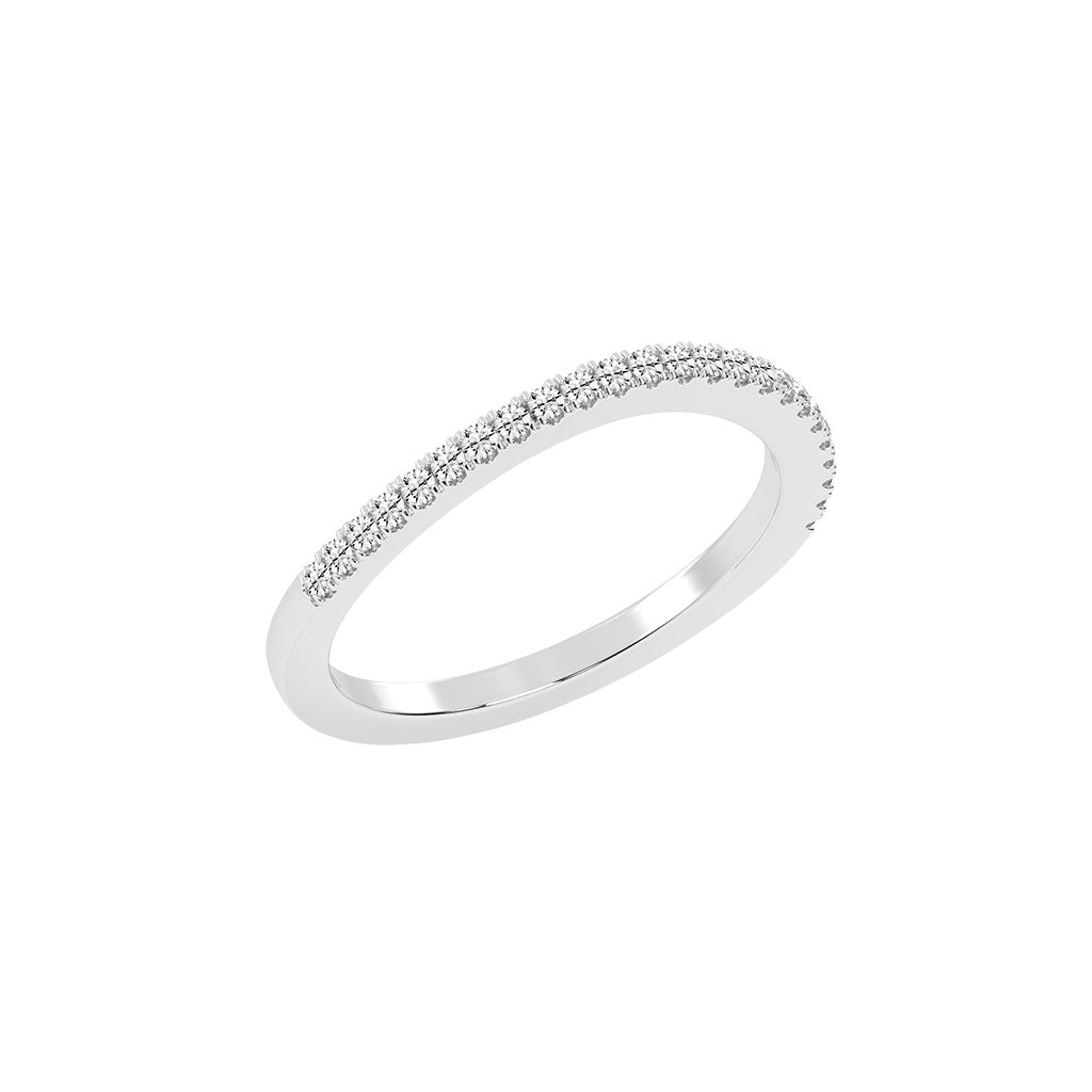 Athenia stackable small classic eternity lab diamond ring