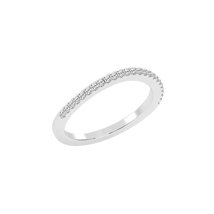 Athenia stackable small classic eternity lab diamond ring