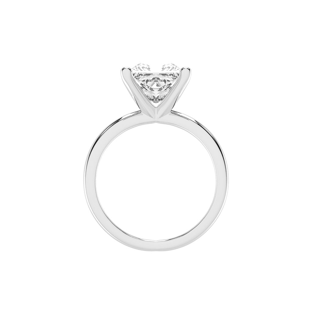 Intertwined Radiance Princess Cut Solitaire Ring