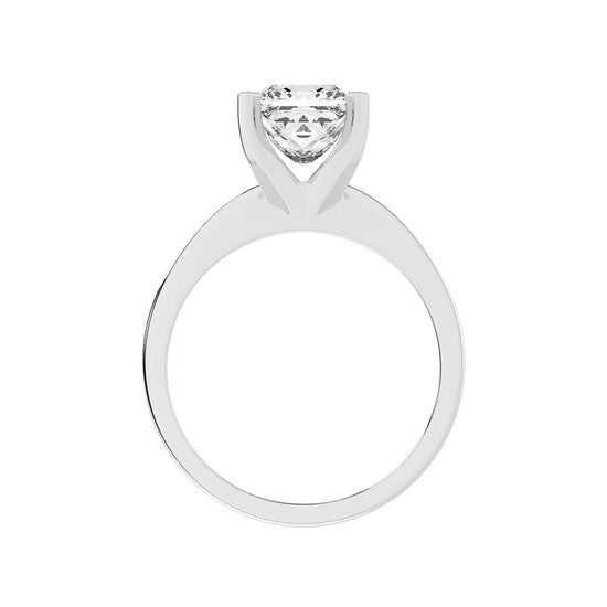 Solavesta Peg head princess cut lab diamond ring