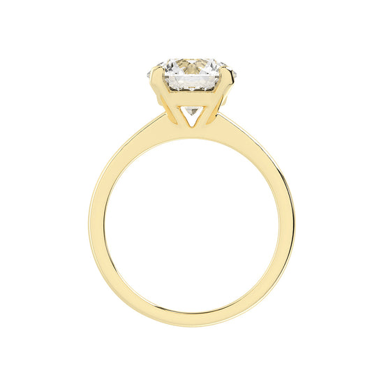 Solensia round cut solitaire lab diamond ring