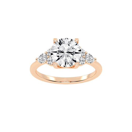 Solandrea round cut solitaire lab diamond ring Copy