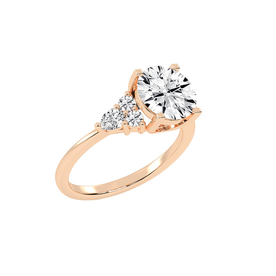 Solandrea round cut solitaire lab diamond ring Copy