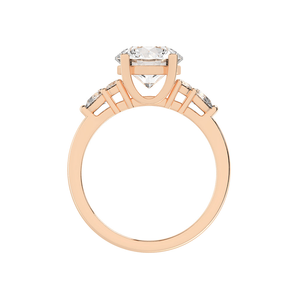 Solandrea round cut solitaire lab diamond ring Copy