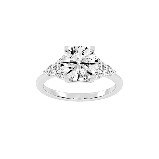 Solandrea round cut solitaire lab diamond ring Copy
