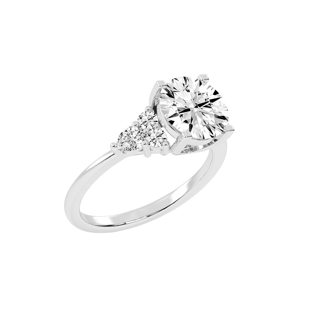 Solandrea round cut solitaire lab diamond ring Copy