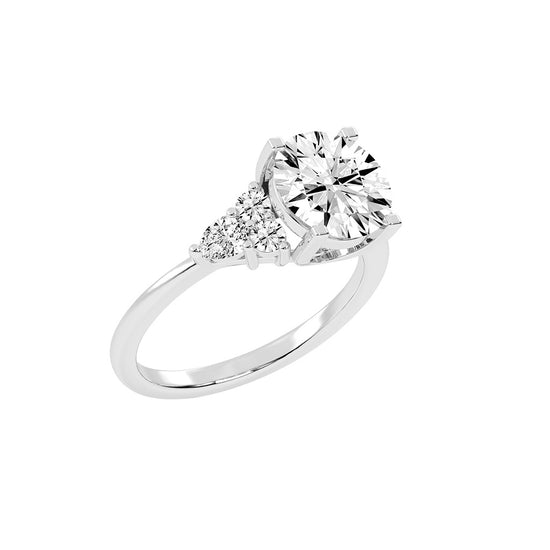 Solandrea round cut solitaire lab diamond ring Copy