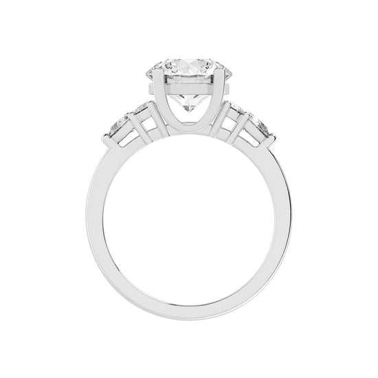Solandrea round cut solitaire lab diamond ring Copy