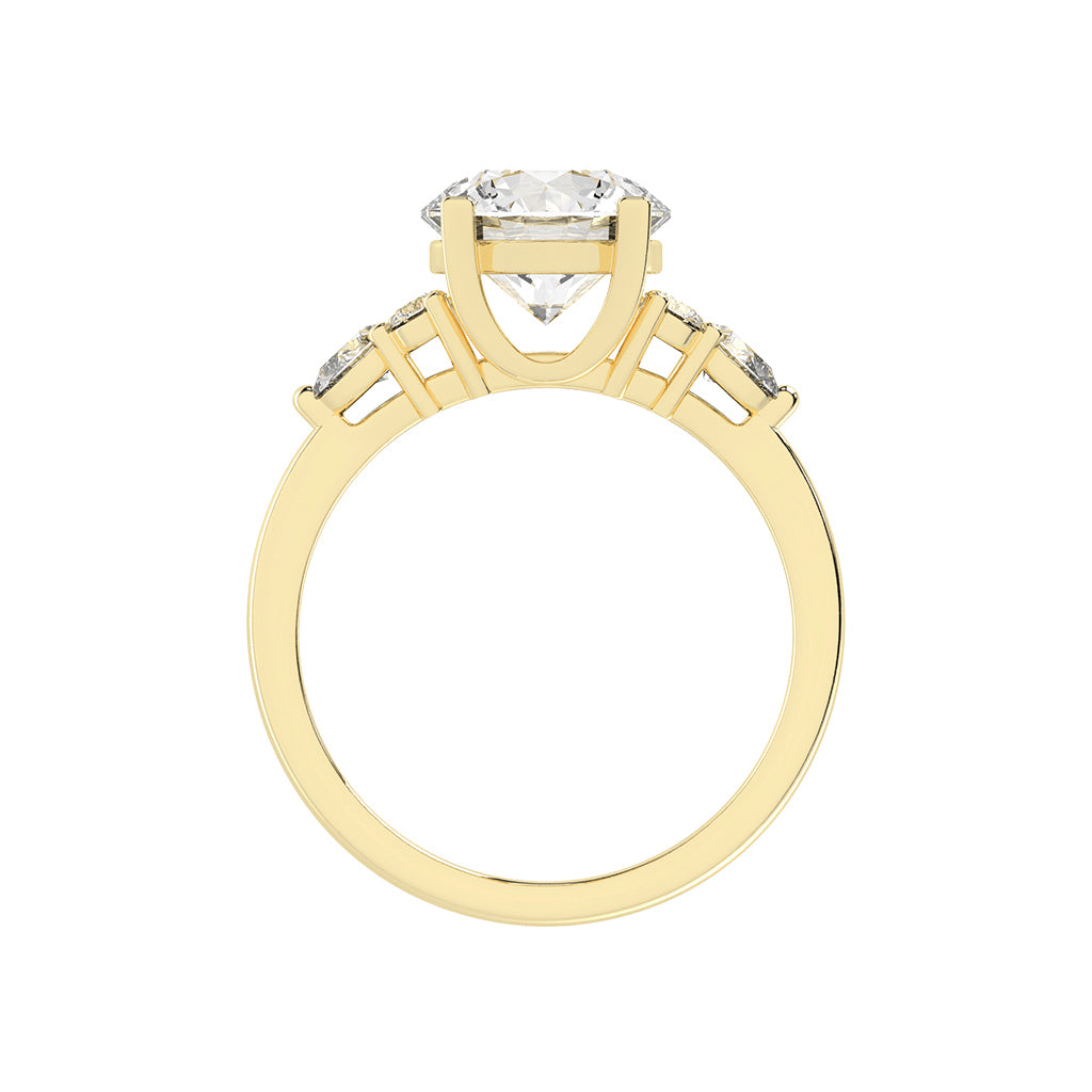 Solandrea round cut solitaire lab diamond ring Copy