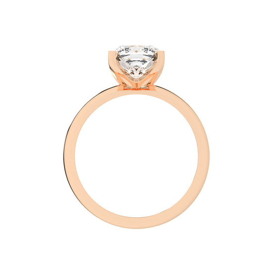 Solindaire Cushion Cut Solitaire Lab Diamond Ring