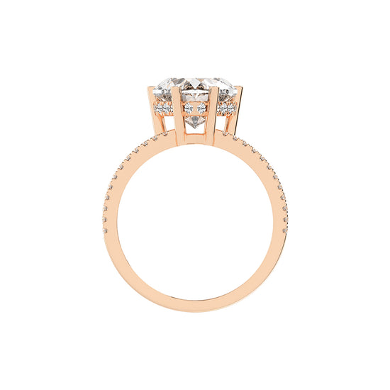 Everviere Heart Cut Engagement Lab Diamond Ring