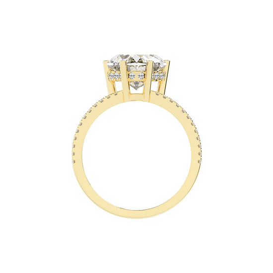 Everviere Heart Cut Engagement Lab Diamond Ring