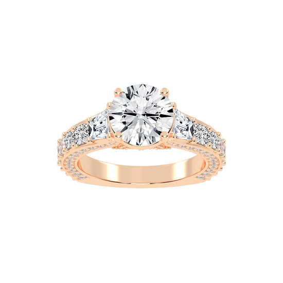 Betrova Euro Style Round Cut Engagement Ring