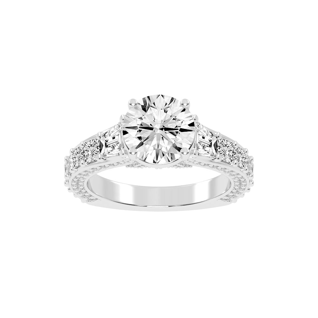 Betrova Euro Style Round Cut Engagement Ring