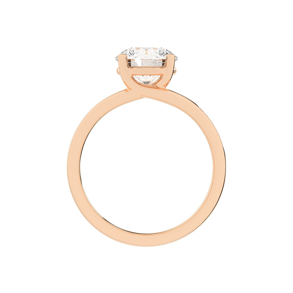 Solteria Split Round Cut Lab Diamond Ring