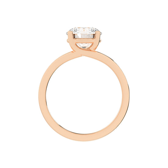 Solteria Split Round Cut Lab Diamond Ring