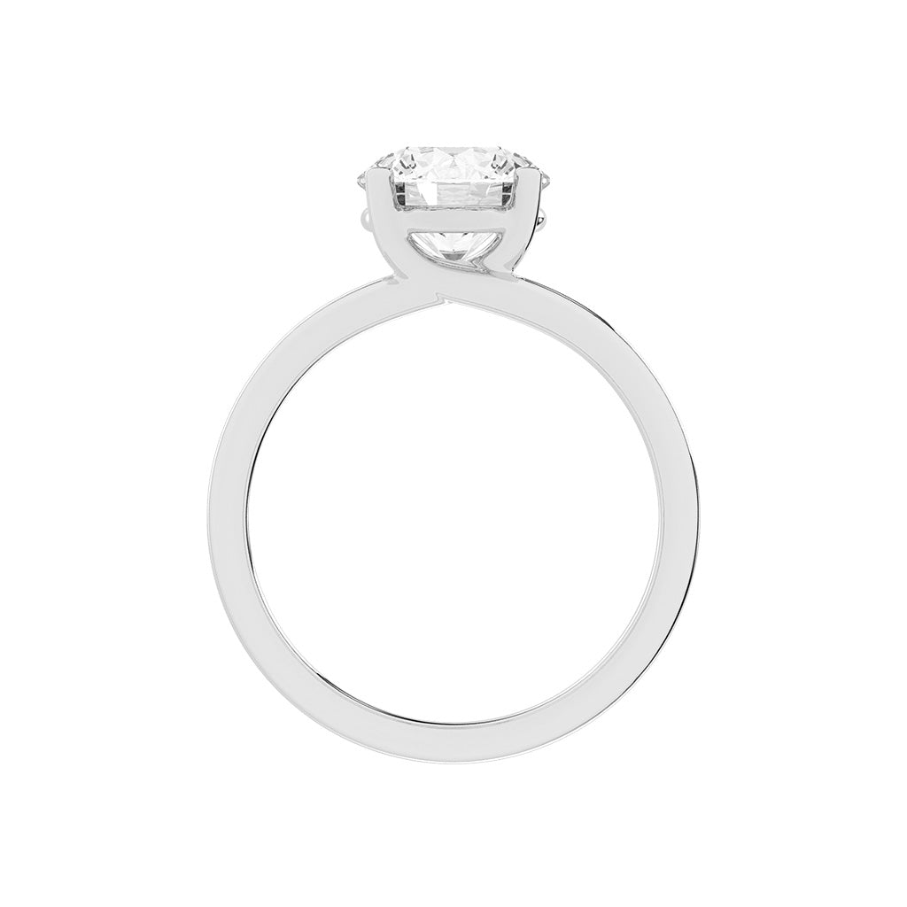 Solteria Split Round Cut Lab Diamond Ring