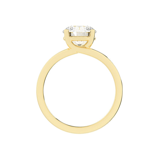 Solteria Split Round Cut Lab Diamond Ring