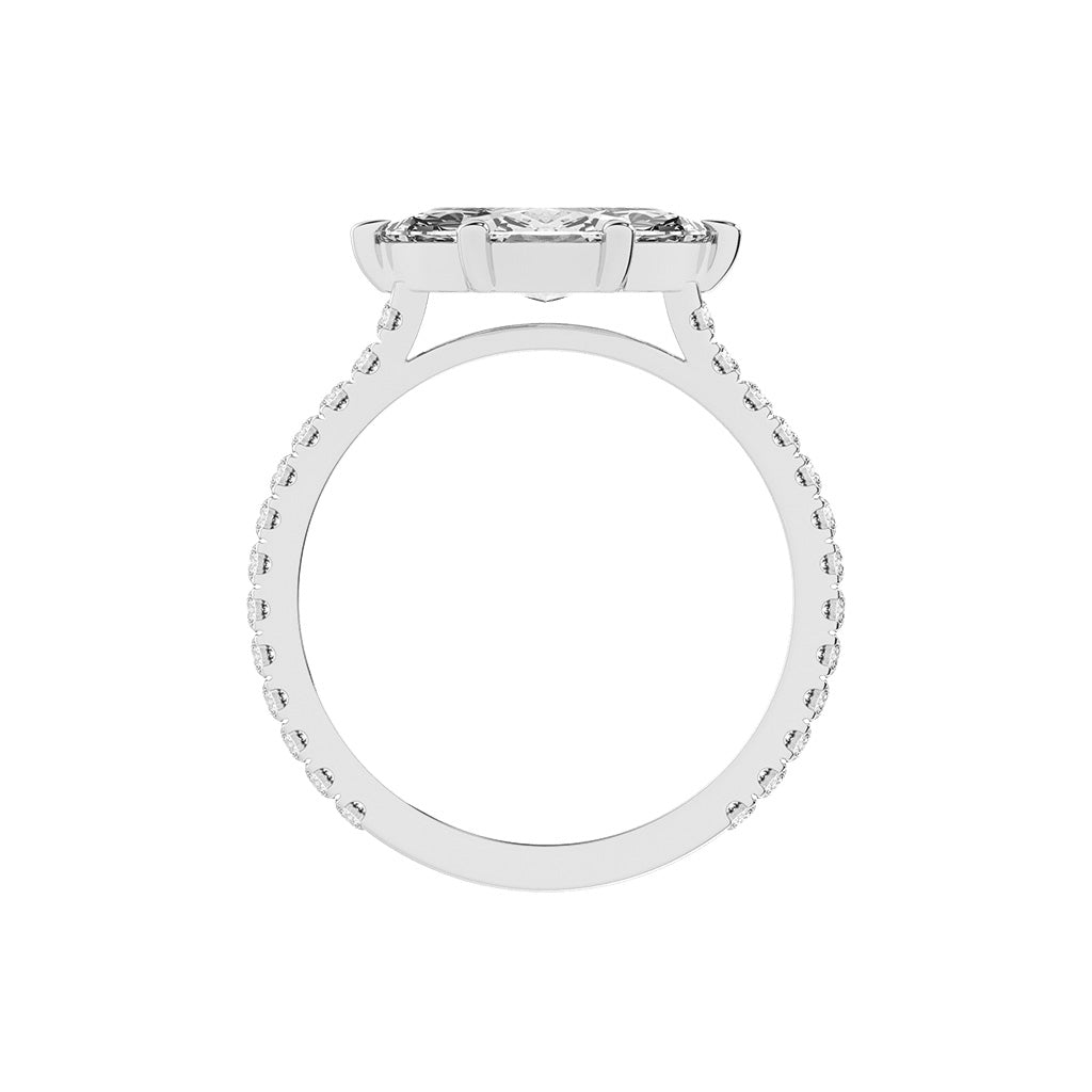 Avriella Six Prong Marquise Cut Classic Lab Diamond Ring