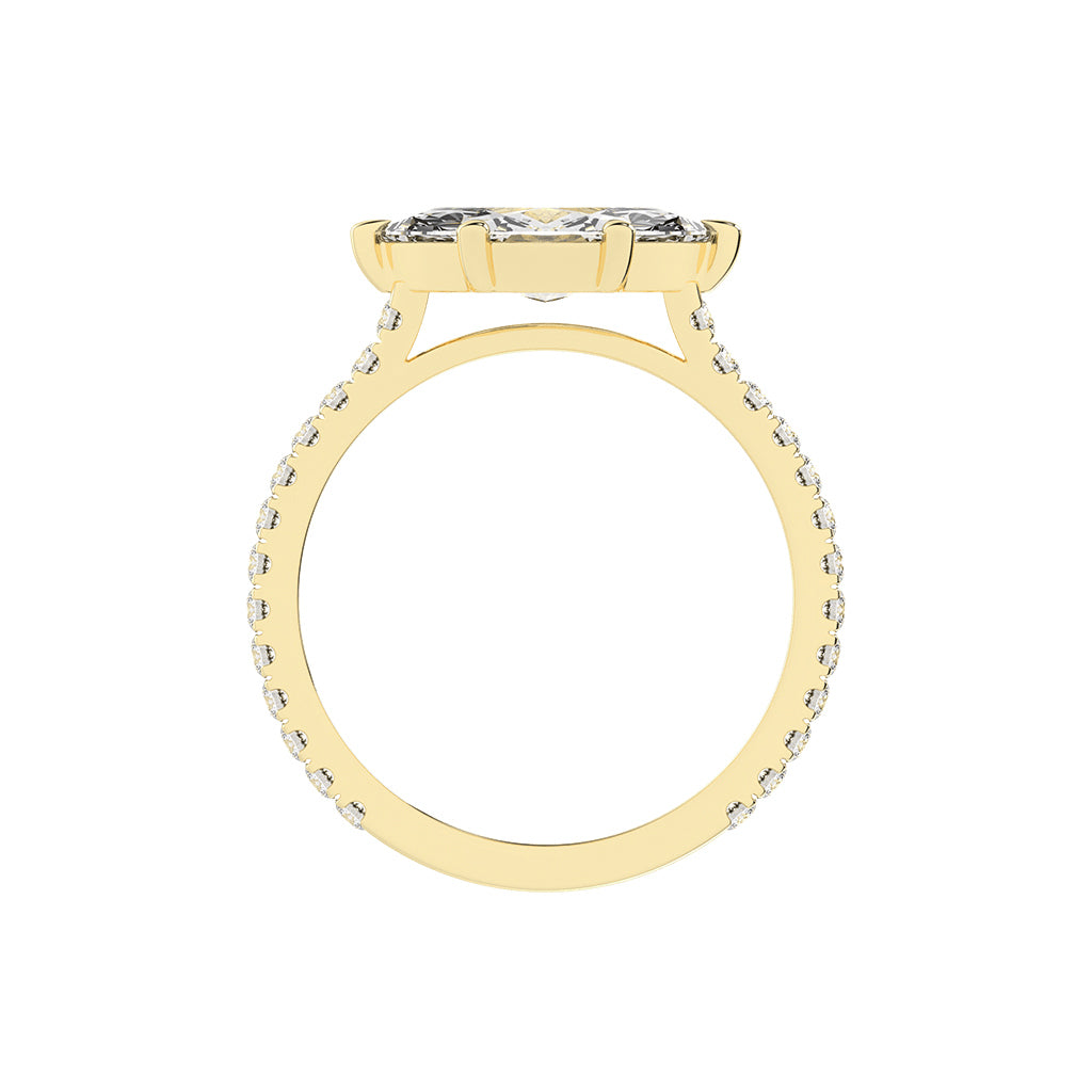 Avriella Six Prong Marquise Cut Classic Lab Diamond Ring