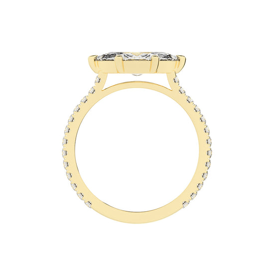 Avriella Six Prong Marquise Cut Classic Lab Diamond Ring
