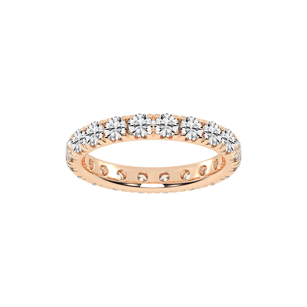 Mirabel Surface Prong Round Eternity Lab Diamond Ring