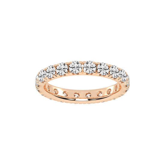 Mirabel Surface Prong Round Eternity Lab Diamond Ring