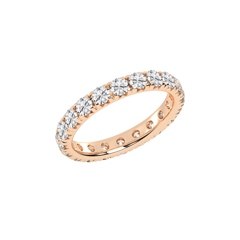 Mirabel Surface Prong Round Eternity Lab Diamond Ring