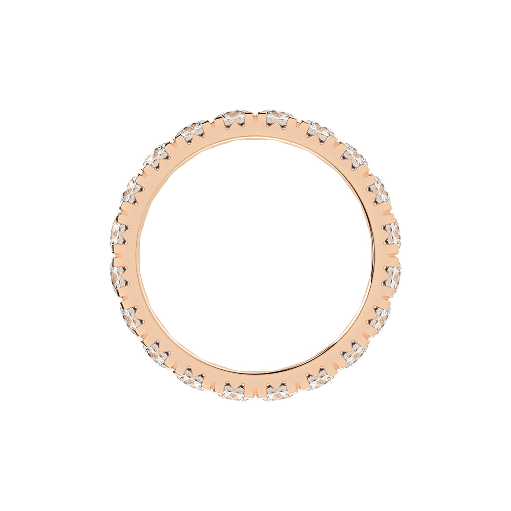Mirabel Surface Prong Round Eternity Lab Diamond Ring