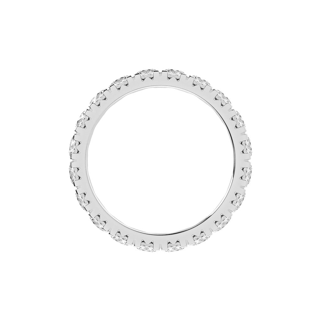 Mirabel Surface Prong Round Eternity Lab Diamond Ring